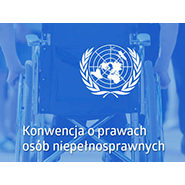 Logo Konwencji Narodów Zjednoczonych o prawach osób niepełnosprawnych